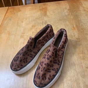 Leopard print slip on